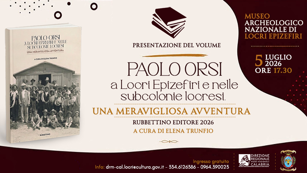 PAOLO ORSI a Locri Epizefiri e nelle subcolonie locresi
